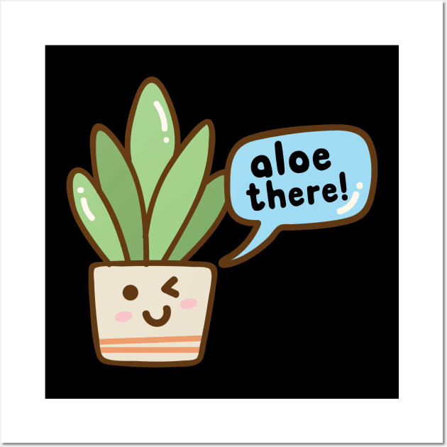 Aloe There! Aloe Vera Wall Art by thingsandthings